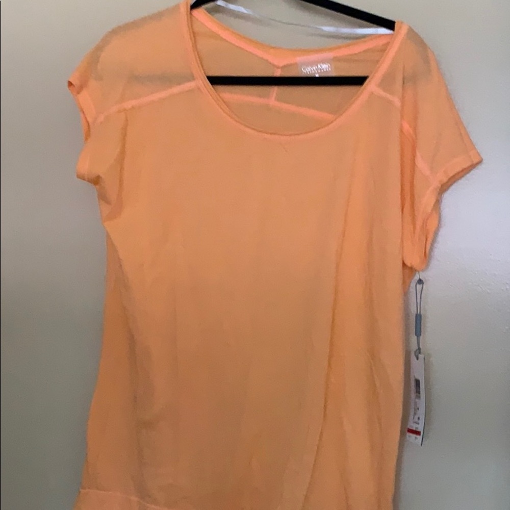 Peach tee